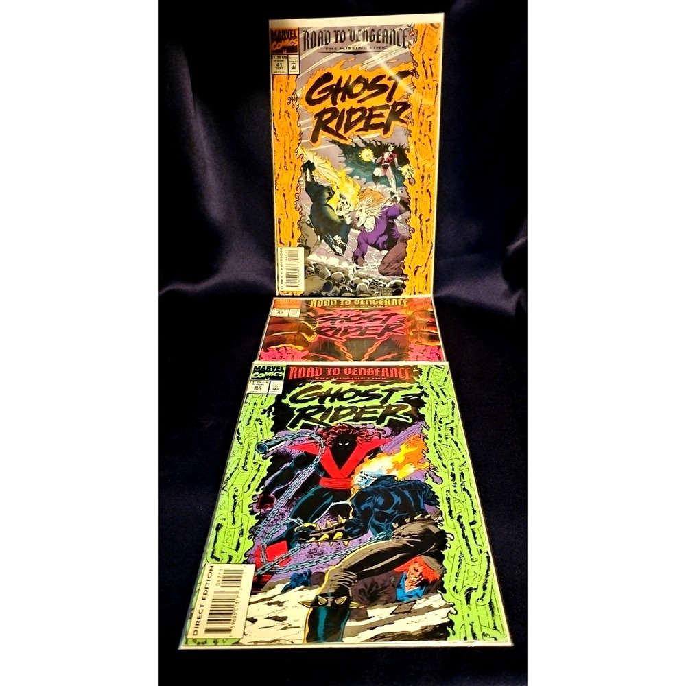 Vintage Comic Books Lot of 3 Ghost Rider The missing Link